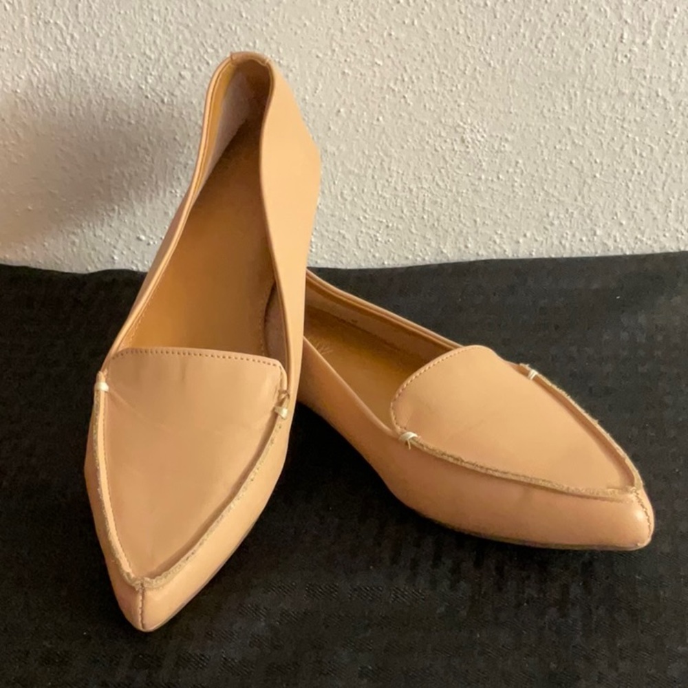 J. Crew Edie leather slip-on loafer Sz.7 nude/ blush NEX2NEW